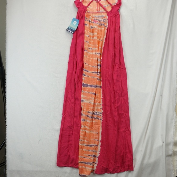 NWT Roxy XS pink criss cross maxi dress - Picture 4 of 4